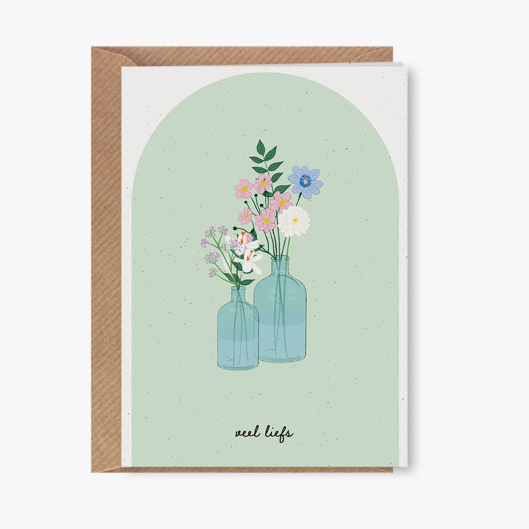 Wenskaart - veel liefs