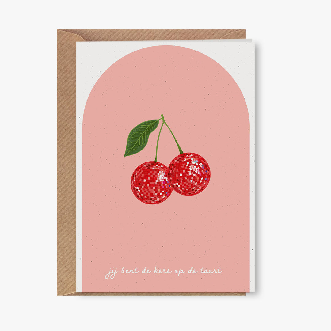 Kaartenset 5 stuks - Disco fruit