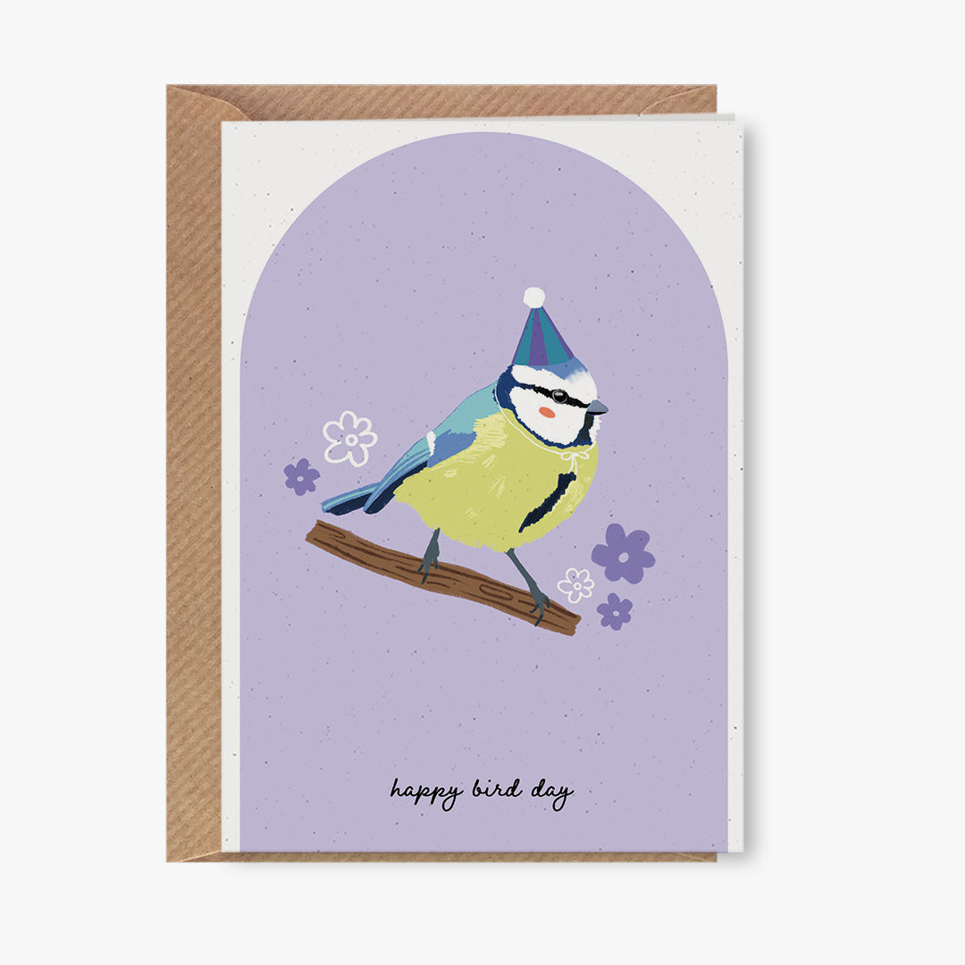 Wenskaart - happy bird day