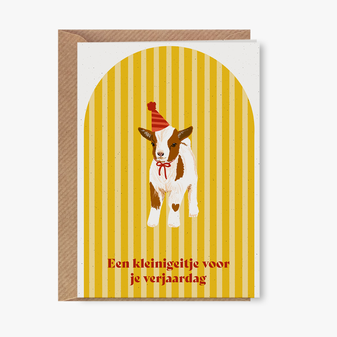 Wenskaart - Een kleinigeitje voor je verjaardag