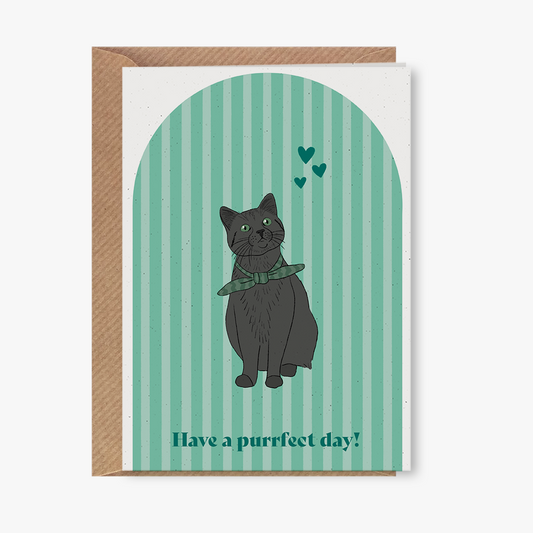 Wenskaart - Have a purrfect day!