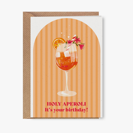 Wenskaart - HOLY APEROLI it's your birthday!